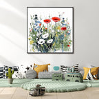 Yezavesu Flower Framed Paint by Numbers Kit - Image 2
