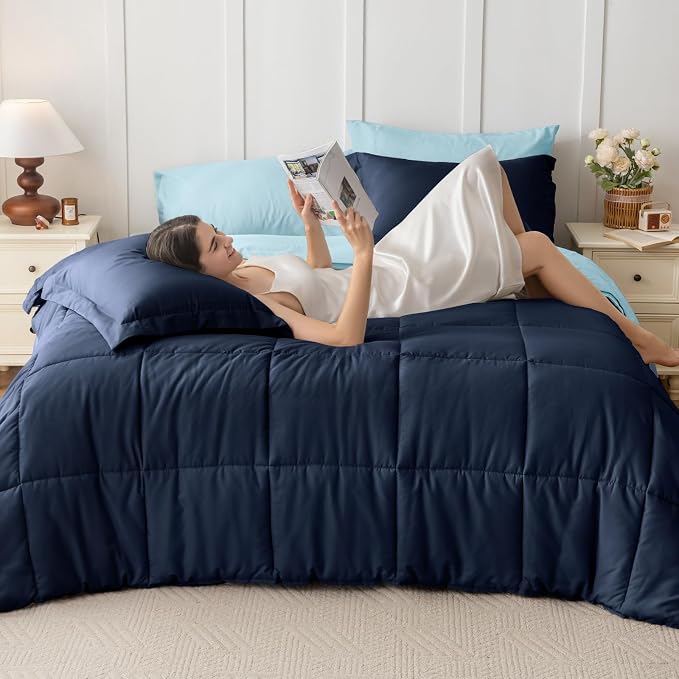 JOLLYVOGUE King Comforter Set, Ultra-Soft Bed in a Bag King Size 7 Pieces - Image 7