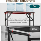 TEMI Small Computer Desk Folding Table - Image 7