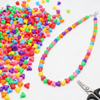 800PCS Pony Beads, Kandi Beads for Bracelets Making Kit, Hair Braids Crafts - Image 7