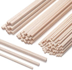 Balsa Wood Sticks for Crafts, Balsa Wood Strips 1/8 in+3/16 in+1/4 in, by Coowayze