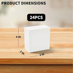 24 Pcs Craft Foam Blocks, Floral Arrangements, Packing and DIY Crafts - Image 2