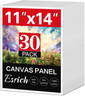 ESRICH Canvases for Painting 11x14, 30 Pack Canvas Boards for Painting Cotton by ESRICH