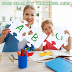 Glenmal 200 Pcs Large Blank Puzzle Pieces Oversize Blank Papers Puzzle Pieces - Image 4