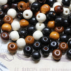 400Pcs Large Hole Wood Beads, BetterJonny Natural Wooden Spacer Beads Bulk - Image 4