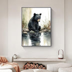 Yezavesu 12x16 Inch Bear Framed Paint by Numbers Kit - Image 6