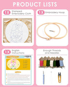 TCDZMYGS Gnome Punch Needle Kits, Flower Gnomes Punch Needle Kits - Image 6