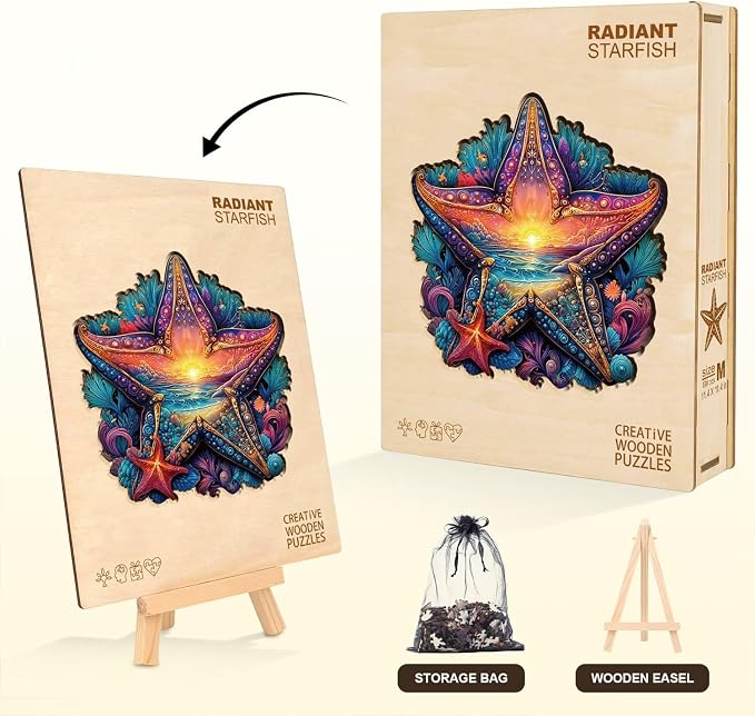 Radiant Starfish Puzzles Adults Gifts - Image 5