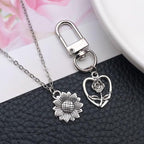 WOCRAFT 60pcs Antique Silver Flowers Bracelet Charms - Image 6