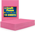 Hygloss Sheets Colorful Foam for DIY Arts & Craft, 12” x 18”, 10 Piece by HyglossProductsInc