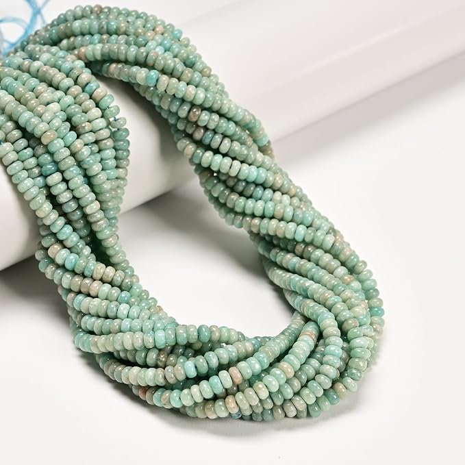 ICAI 2x4mm Natural Rondelle Beads – Loose Gemstone Spacers - Image 3