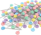 Elisel 200 pcs Multicolor Straight Pins Straight Quilting Pins Craft - Image 3