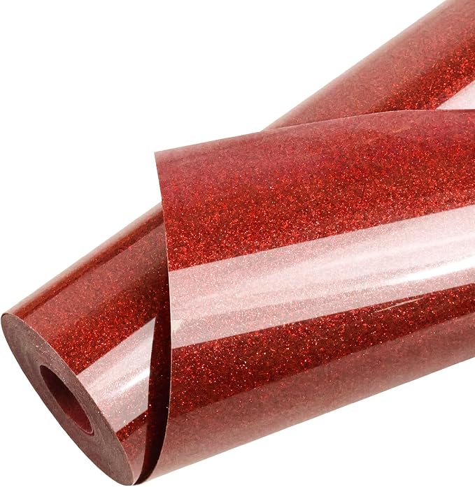 Glitter HTV Heat Transfer Vinyl, Sparkle HTV Compatible by Unknown