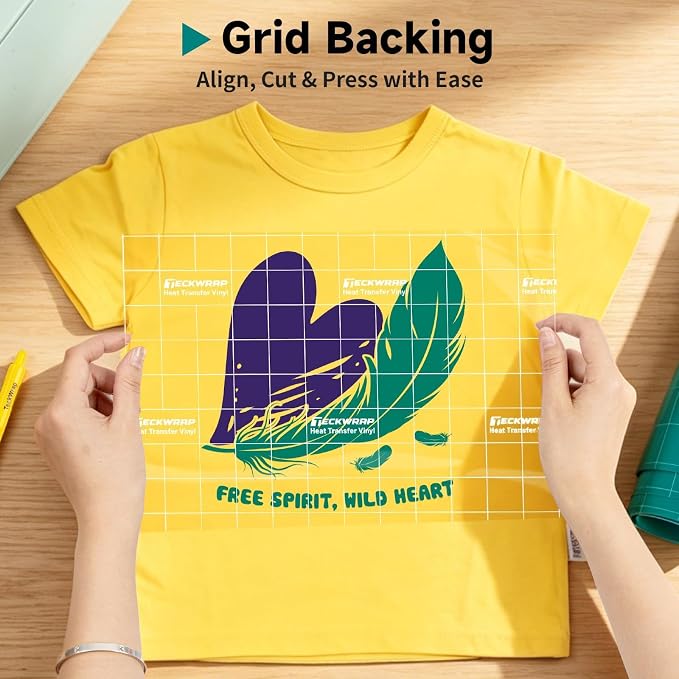 TECKWRAP Heat Transfer Vinyl for T-Shirts, 50+ Washes, REACH Certified & Dryer - Image 4