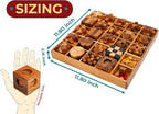 BSIRI 25 in 1 Wooden Brain Teaser Puzzles - Image 4