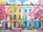 Clendo Paint by Numbers Kit for Adults Beginners, Spring Street Adult Paint by by Clendo
