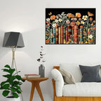 EIBEILI Diamond Art Kits for Adults-Book Flower Diamond Painting Wall Art | - Image 5