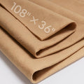 Tan Felt Fabric Sheet 108" X 36", 1.4mm Thick Large Soft Durable Flexible Craft by MITINU