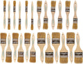 Pro Grade - Chip Brush – Paint Brush Set – 24 Pack - Natural China Bristle by ProGradeSupplies