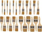 Pro Grade - Chip Brush – Paint Brush Set – 24 Pack - Natural China Bristle by ProGradeSupplies