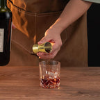 Briout Jigger for Bartending, Flat Edge Gold - Image 5