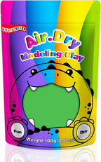 ifergoo Green Air Dry Clay, DIY Creative Modeling Clay by iFergoo