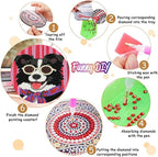 8 Pack Diamond Art Coasters, Funny Dog Diamond Painting Coasters Kits | Dog - Image 3
