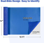 TUMIYA Blue Glitter Heat Transfer Vinyl HTV Roll - Image 2
