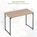 PayLessHere | 39 Inch Computer Desk | Nature | Office Desk - Image 3