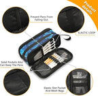 Joystick Gamepad Blue Flame Pencil Case Box Boys Girls Large Pencil Pouch - Image 3