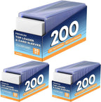 600 Card Sleeves Top Loaders for Cards, Baseball Card Protectors, Trading Card by Zenowick