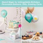 Birthday Stencils for Painting, Gifts & Party Decorations - Image 4