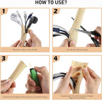 AGPTEK Cable Sleeve, 10ft - Image 7