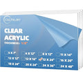CALPALMY 12x24 Clear Acrylic Sheet Plexiglass 1/8” Thick, Use by CalPalmy