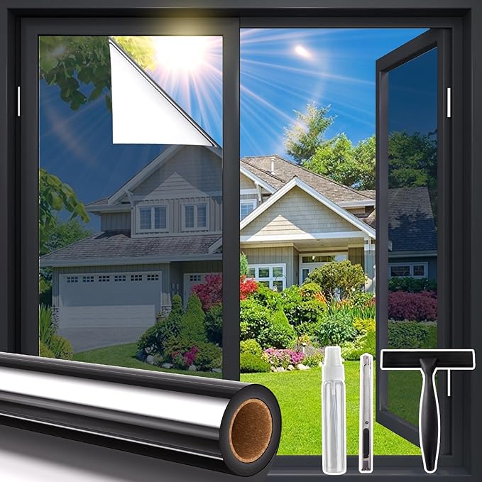 Coavas Window Privacy Film Daytime See Out Not in, 100% UV Blocking Heat by Coavas