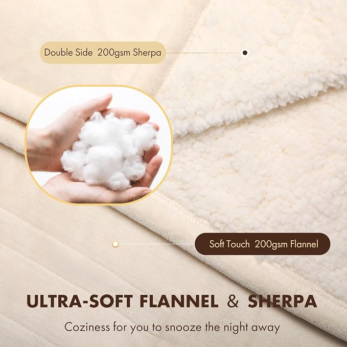 Electric Heated Blanket Twin 62" x 84" - Image 3