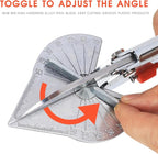 LeafLux Miter Shears for Wood Trim, Adjustable 45°-135° Multi-Angle Handheld - Image 4