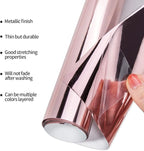 Gatichetta Metallic HTV 12" X 6ft Heat Transfer Vinyl Roll Rose Gold Foil Iron - Image 8