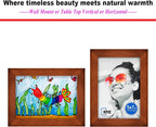 RPJC 5x7 Picture Frames Made of Solid Wood High Definition Glass - Image 5