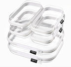 YQBRAO 6 Pack Clear Hard Shell Beauty Organizer, 1.2mm Crush-Proof Cosmetic Case by Unknown