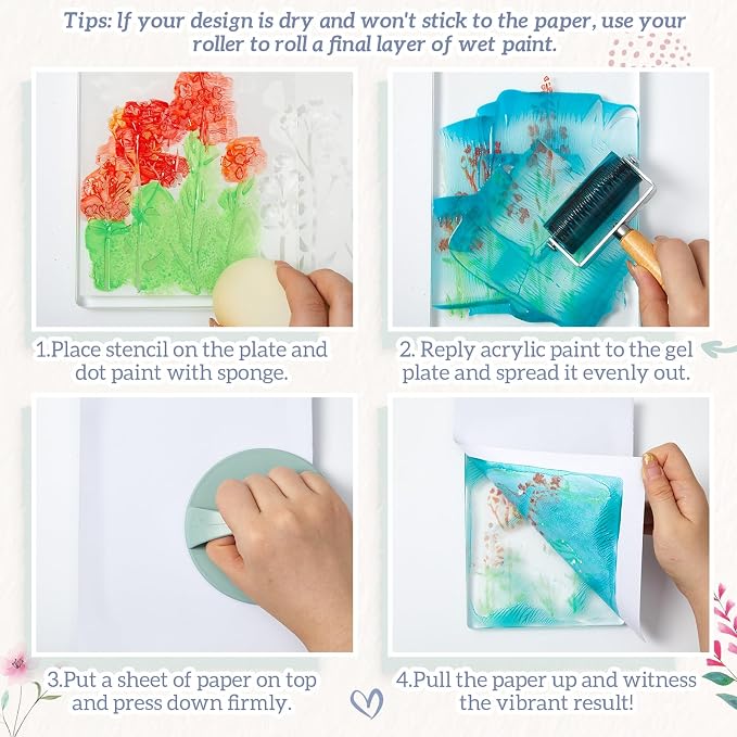 Fuyoooo 8" x 10" Gel Printing Plate Kit - Image 7