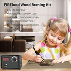 FIRElood Wood Burning Tool, Wood Burning kit Pen 25~750℃, Professional Wood - Image 5