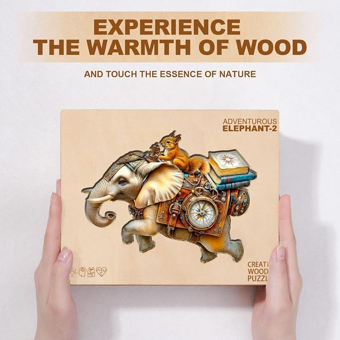 Adventurous Elephant Puzzles Adults Gifts - Image 8