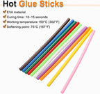 HARFINGTON 10pcs Hot Glue Sticks 0.28" Dia x 5.91" Long EVA Mini Hot Melt - Image 4