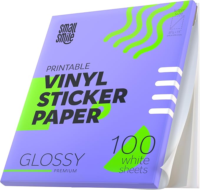 Premium Printable Vinyl Sticker Paper by SMALLSMILE
