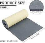 BENECREAT 4mm Thick 78.7x11.8 Inch Self-Adhesive EVA Foam Roll - Image 2