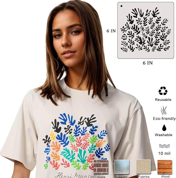 Matisse Reusable Leaf &Floral Stencil Templates - Image 4