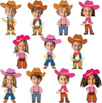 48Pcs Western Cowboy Hat Cutouts Bulletin Board Decorations Pink Cowgirl Paper by Qyeahkj