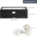 ProCase Watch Box, 6 Slot Watches Display Case - Image 6