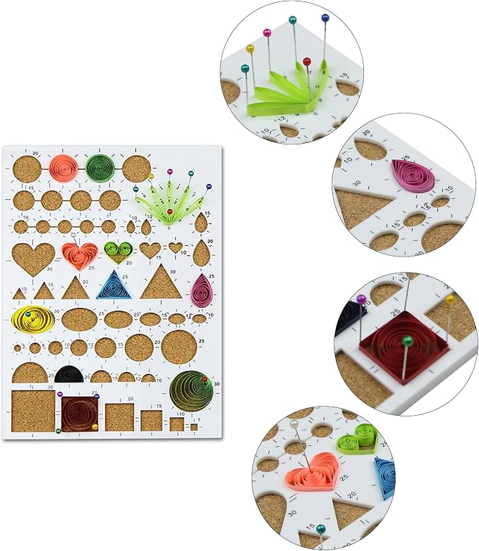 YURROAD Paper Quilling Kit for Starter, Width 5mm 900 Strips in 36 Colors - Image 6